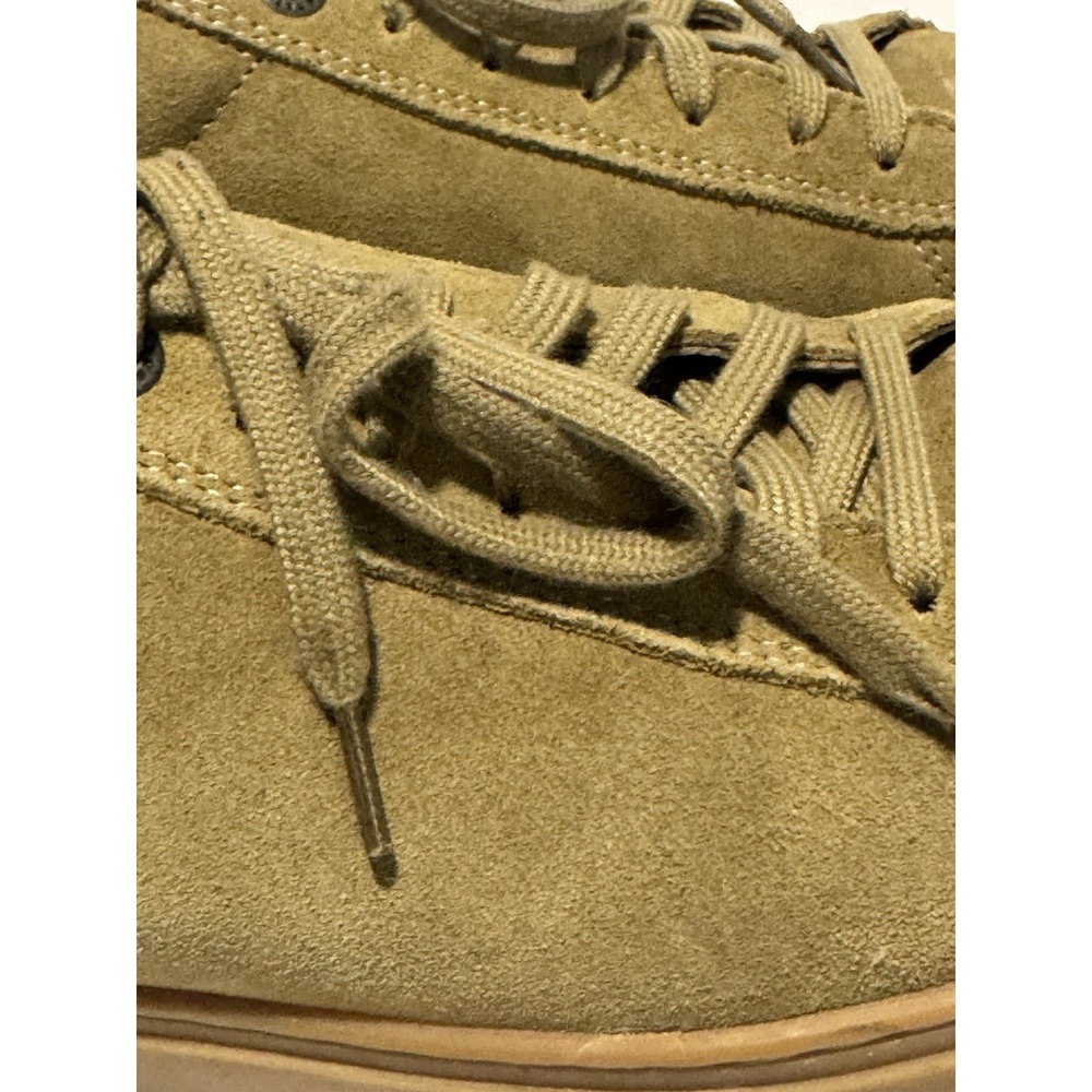 BIRKENSTOCK Bend Low 39 / 8 Khaki Suede Sneakers Lace-up Shoes - Picture 7 of 9